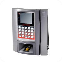 Fingerprint attendance terminal with digital keypad and scanner