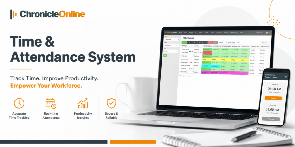 Employee time tracking dashboard